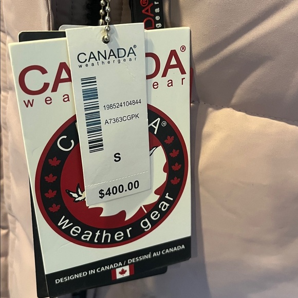 Canada Weather Gear Pink Long Parka Jacket. Size S. NWT - Picture 4 of 8